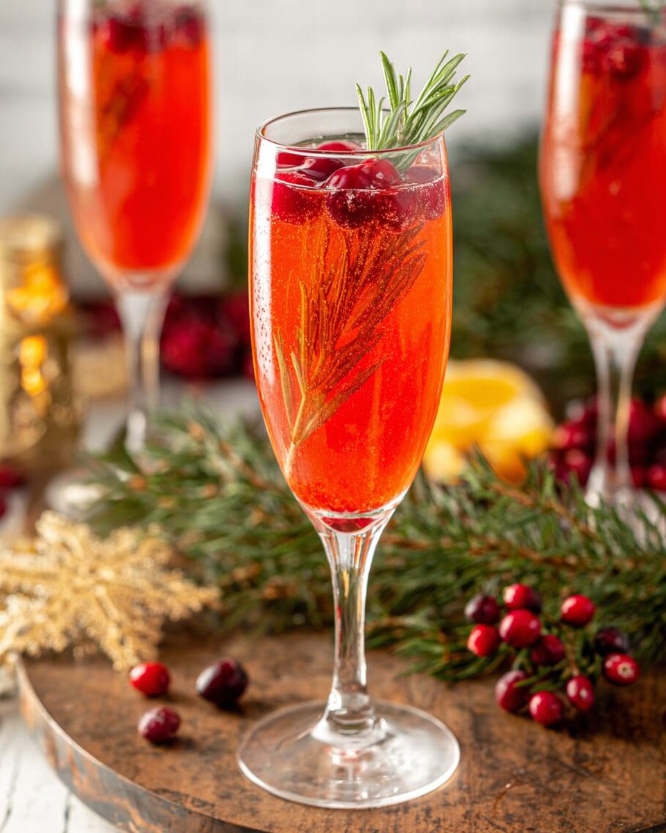 Christmas Mimosa Mocktail
