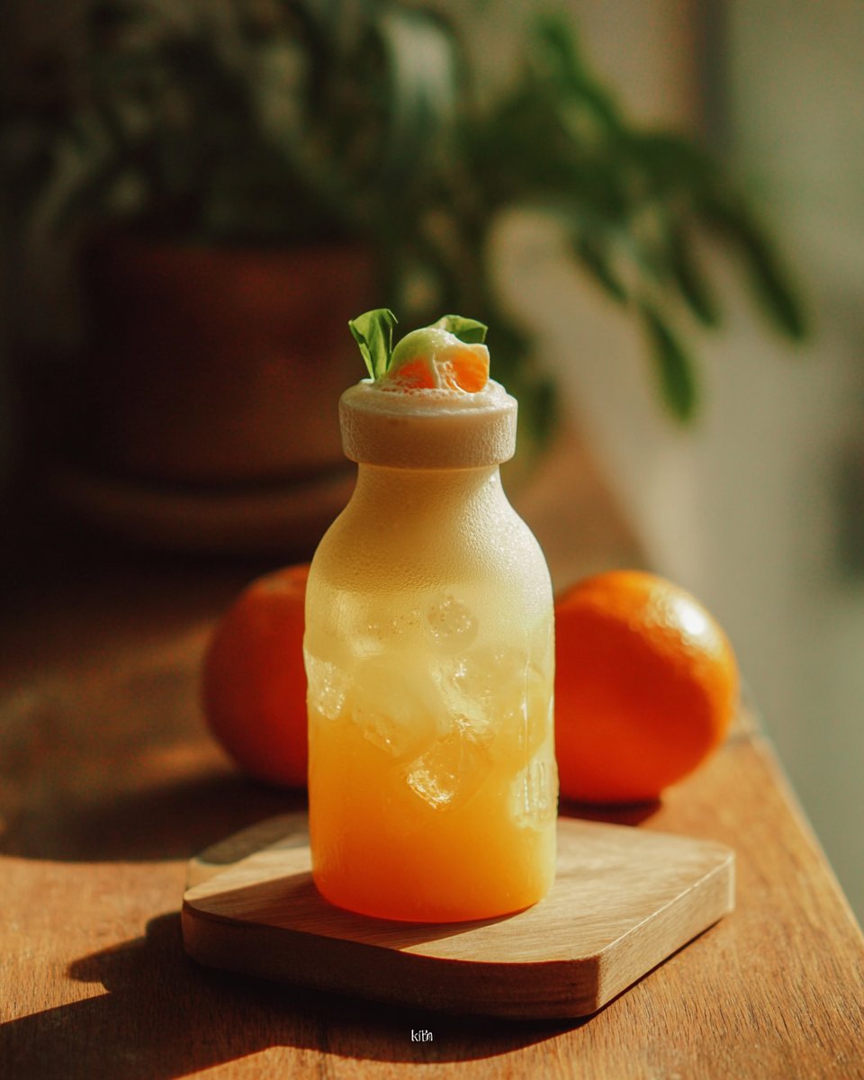 Kalamansi Yakult Orange Soda