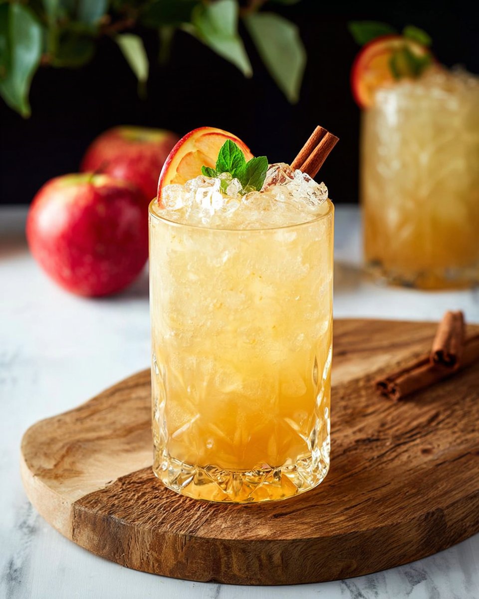 Apple Ginger Fizz For Fall