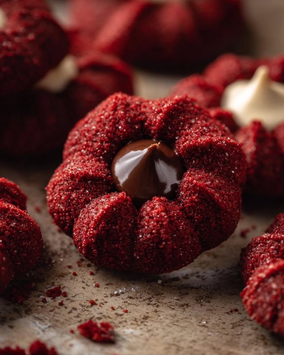 Hershey’s Red Velvet Blossoms