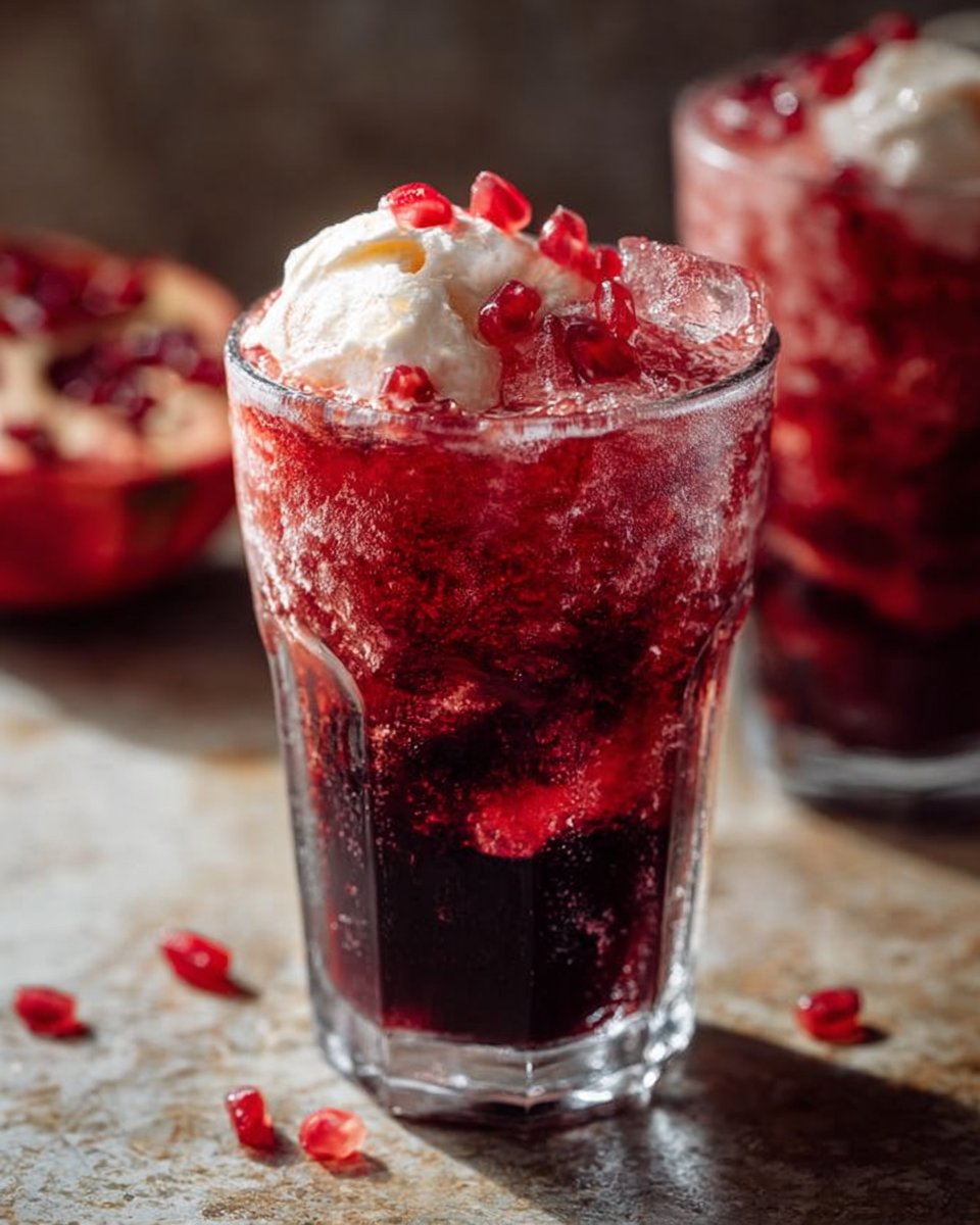 Pomegranate Bliss Float