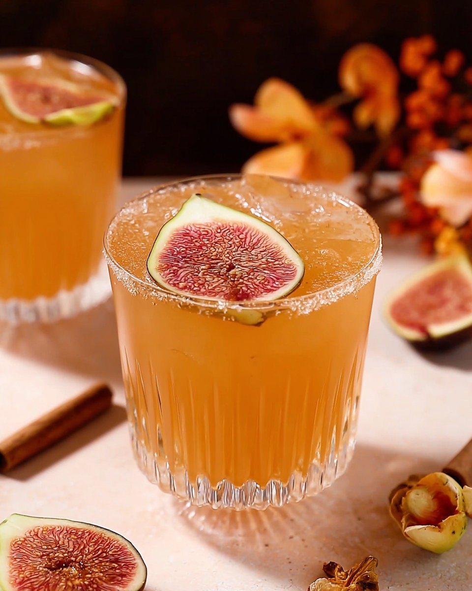 Fig Mocktails with Apple
