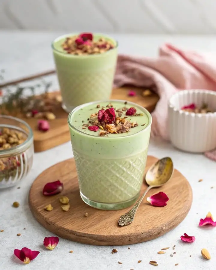 Pistachio Rose Smoothie