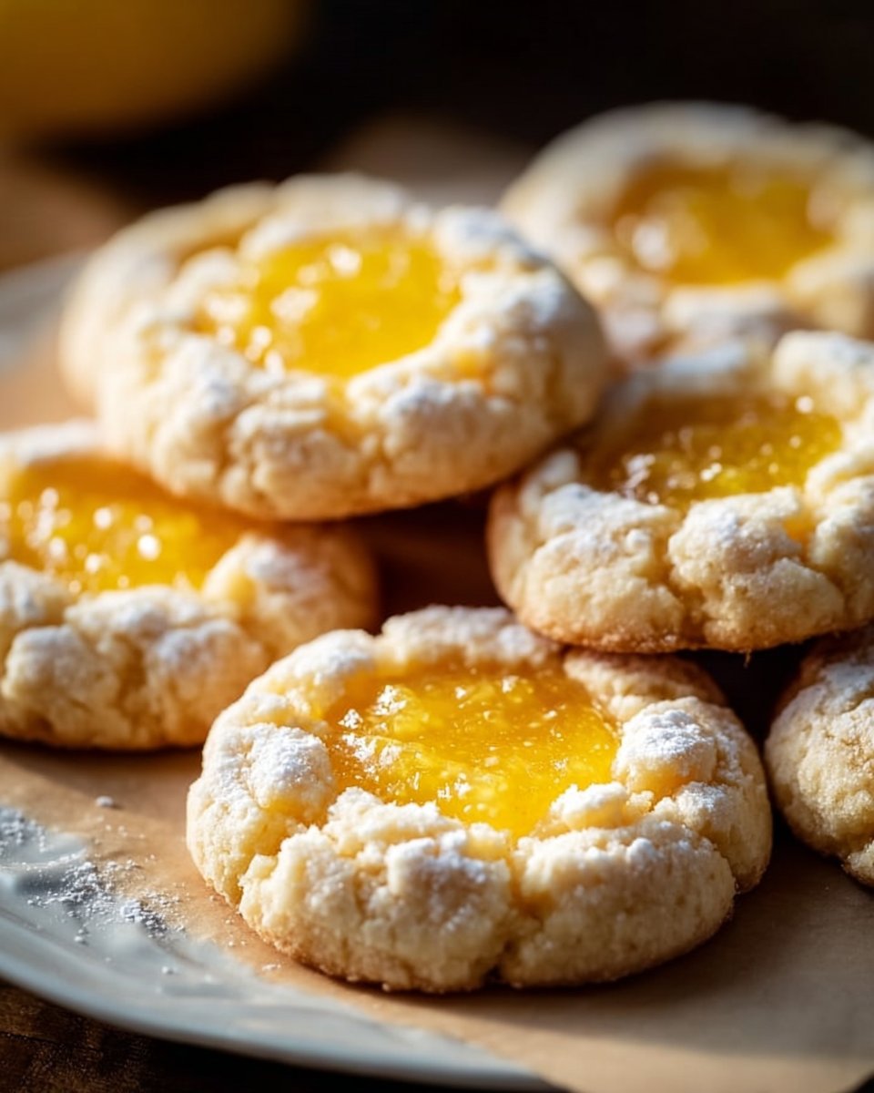Melt-in-Your-Mouth Lemon Curd Thumbprints