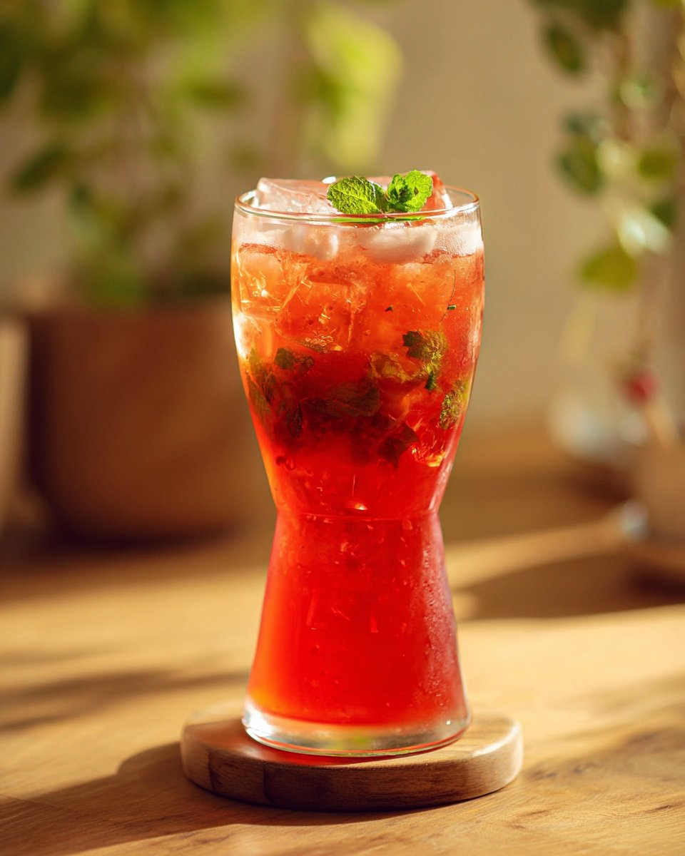 Mint Watermelon Sprite Tea Soda