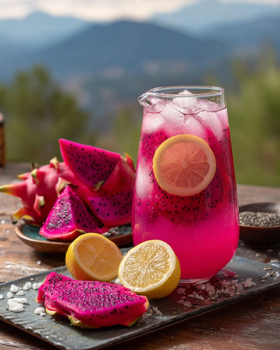 Dragon Fruit Lemonade