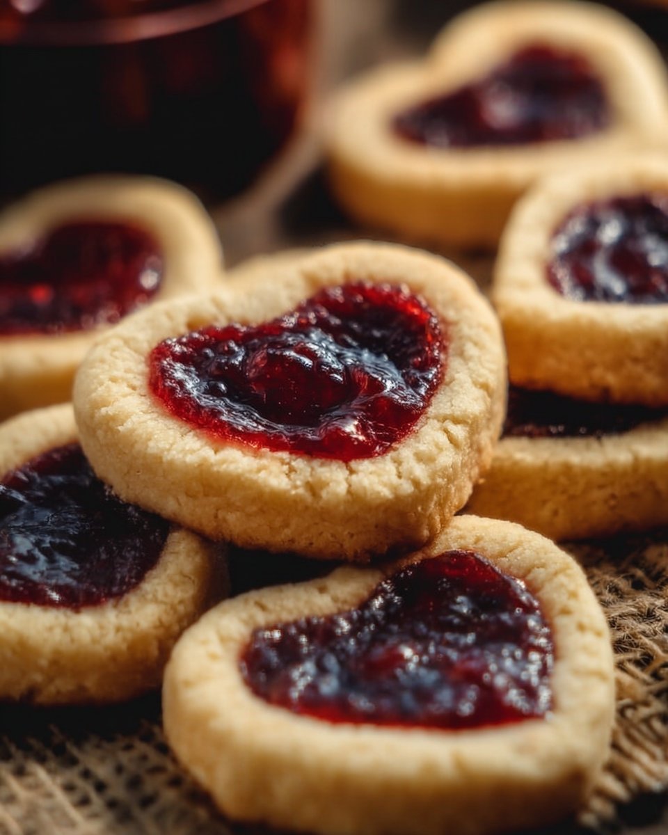 Heart Jam Cookies