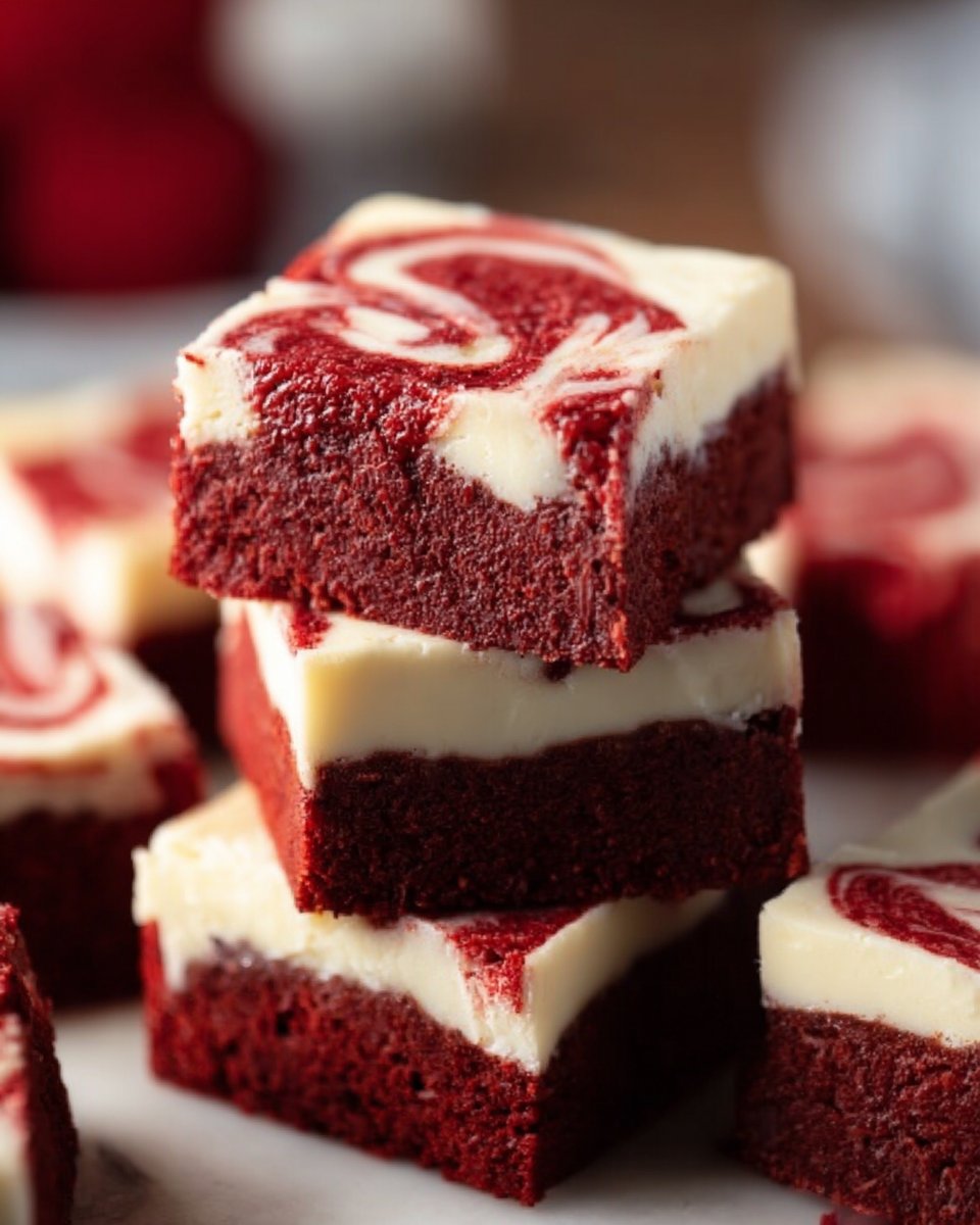 Red Velvet Cheesecake Brownies