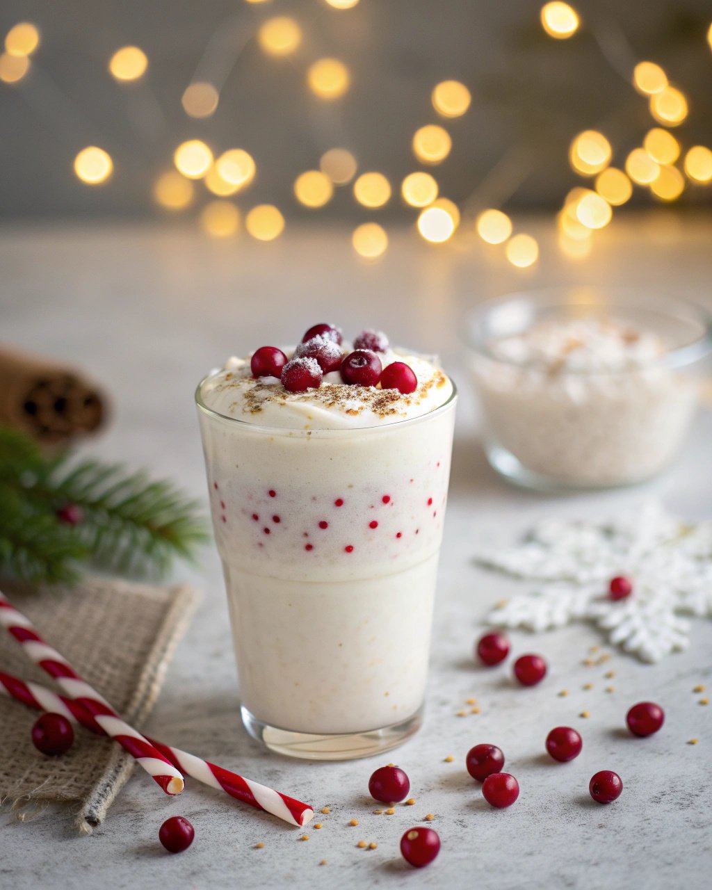 Snowfall White Christmas Punch