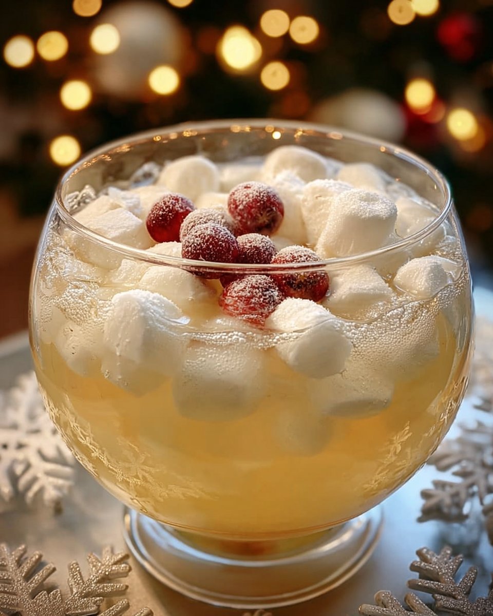 Snowfall White Christmas Punch