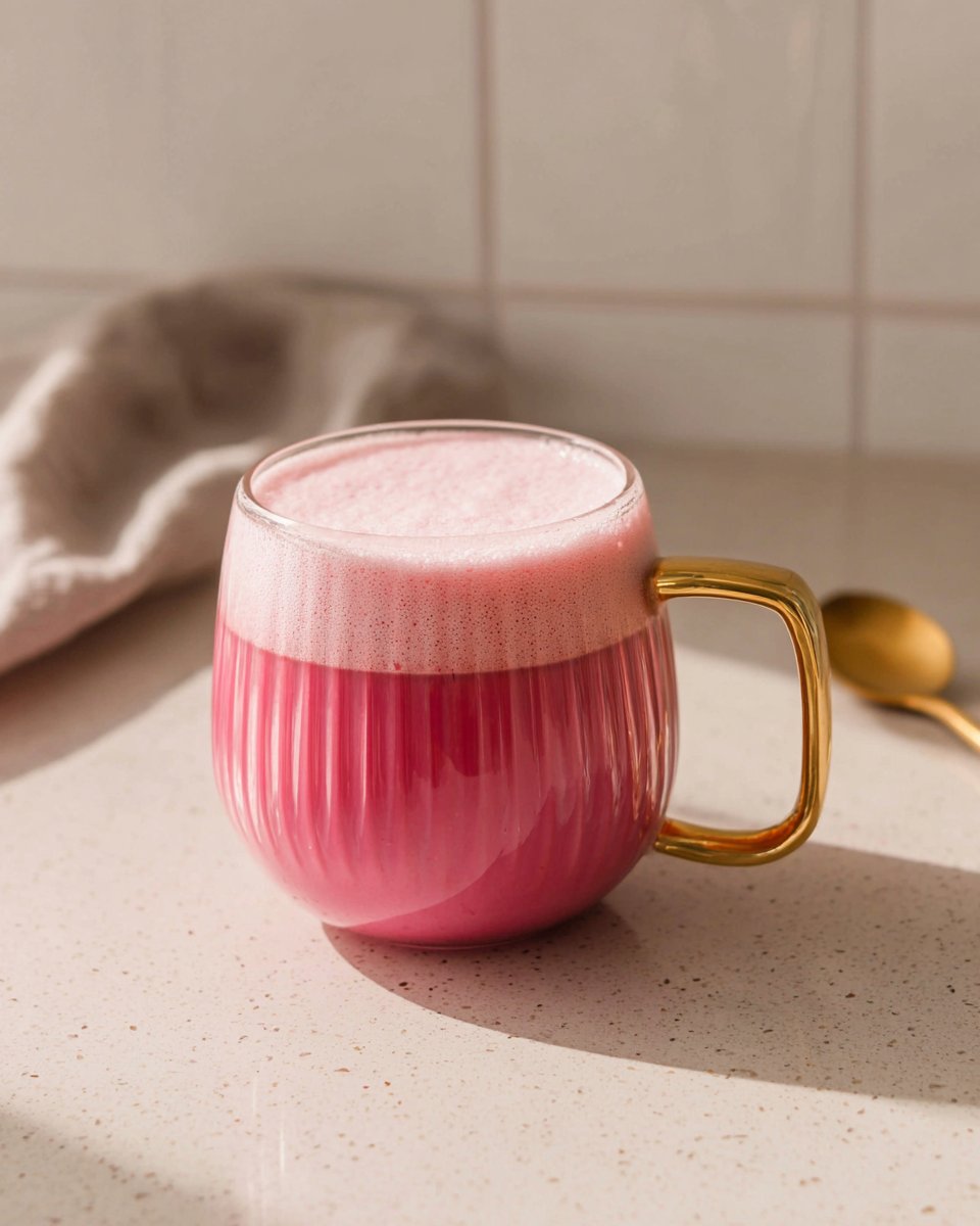 Easy Pink Beet Latte