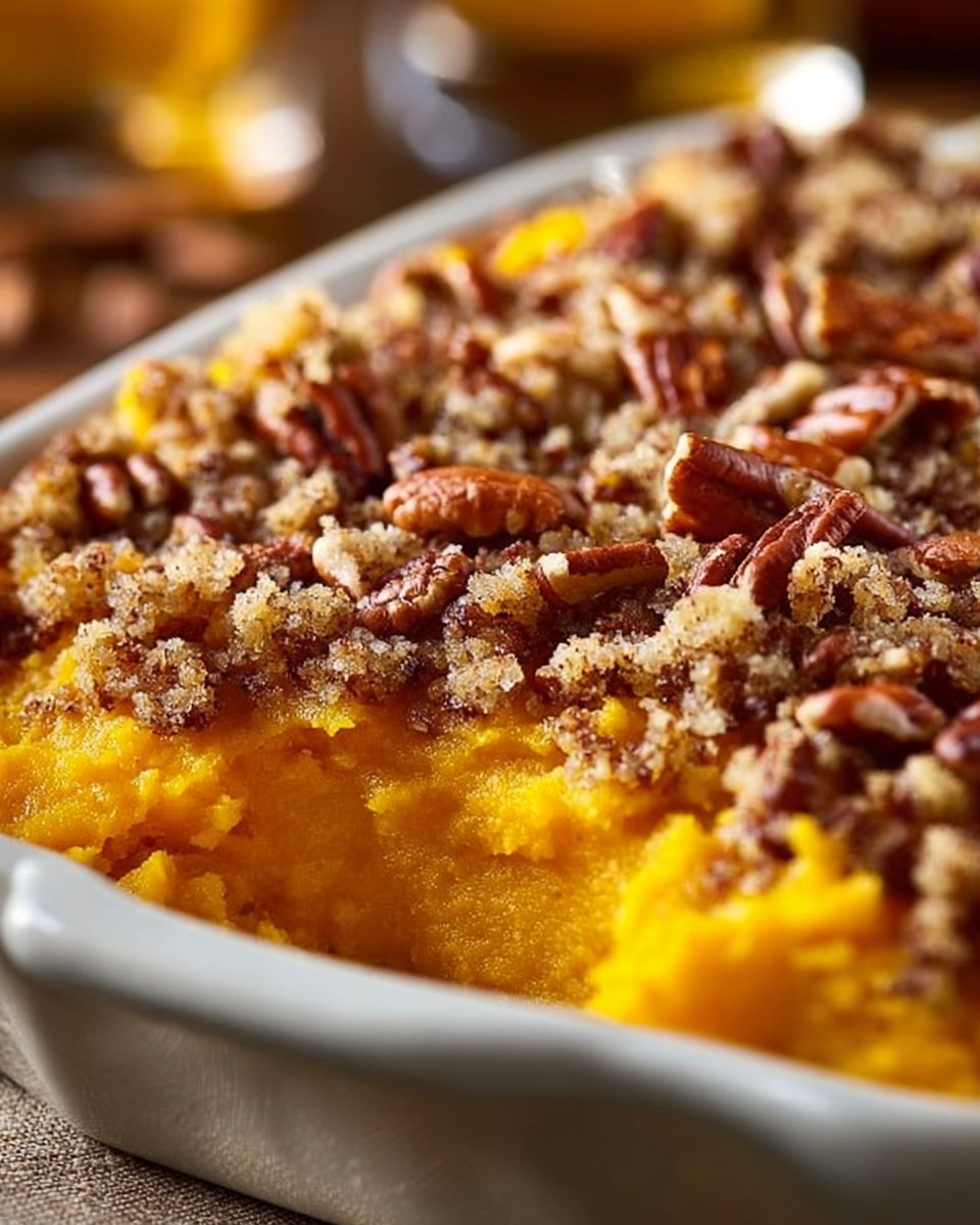 Ruth’s Chris–Style Sweet Potato Casserole