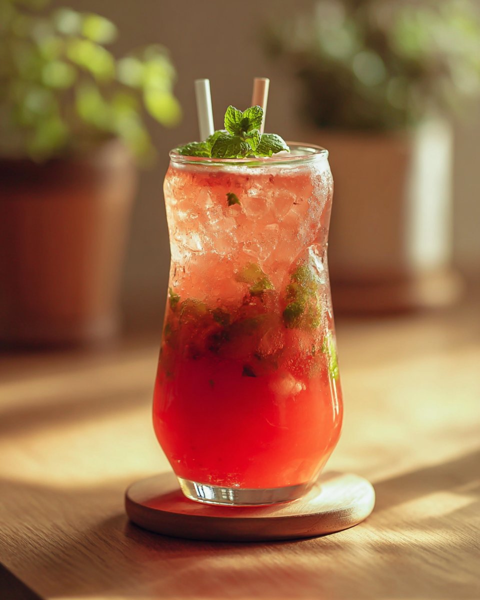 Mint Watermelon Sprite Tea Soda