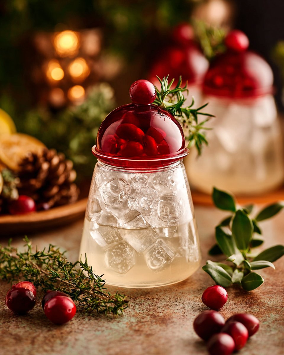 Mistletoe Ornament Mocktail