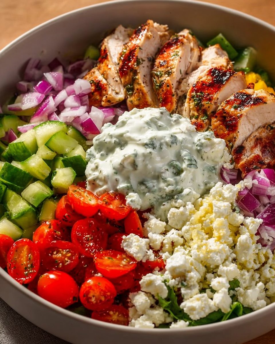 Greek Chicken Bowls