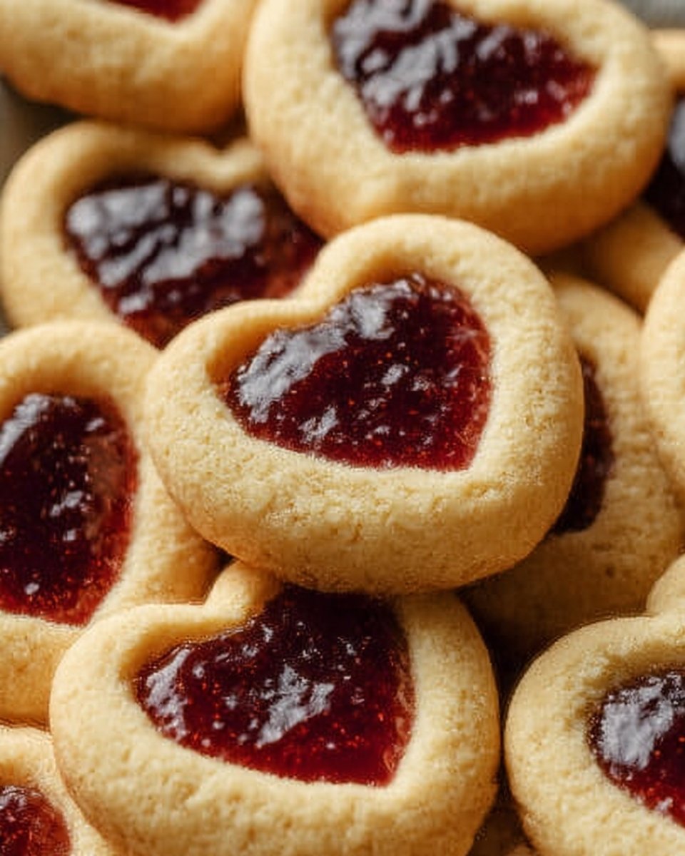 Heart Jam Cookies