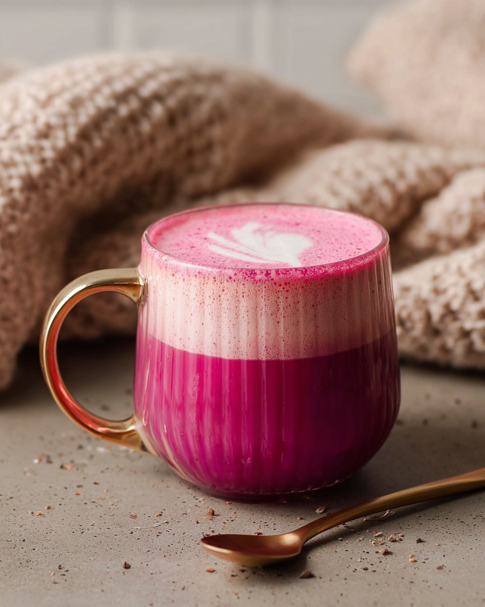 Easy Pink Beet Latte