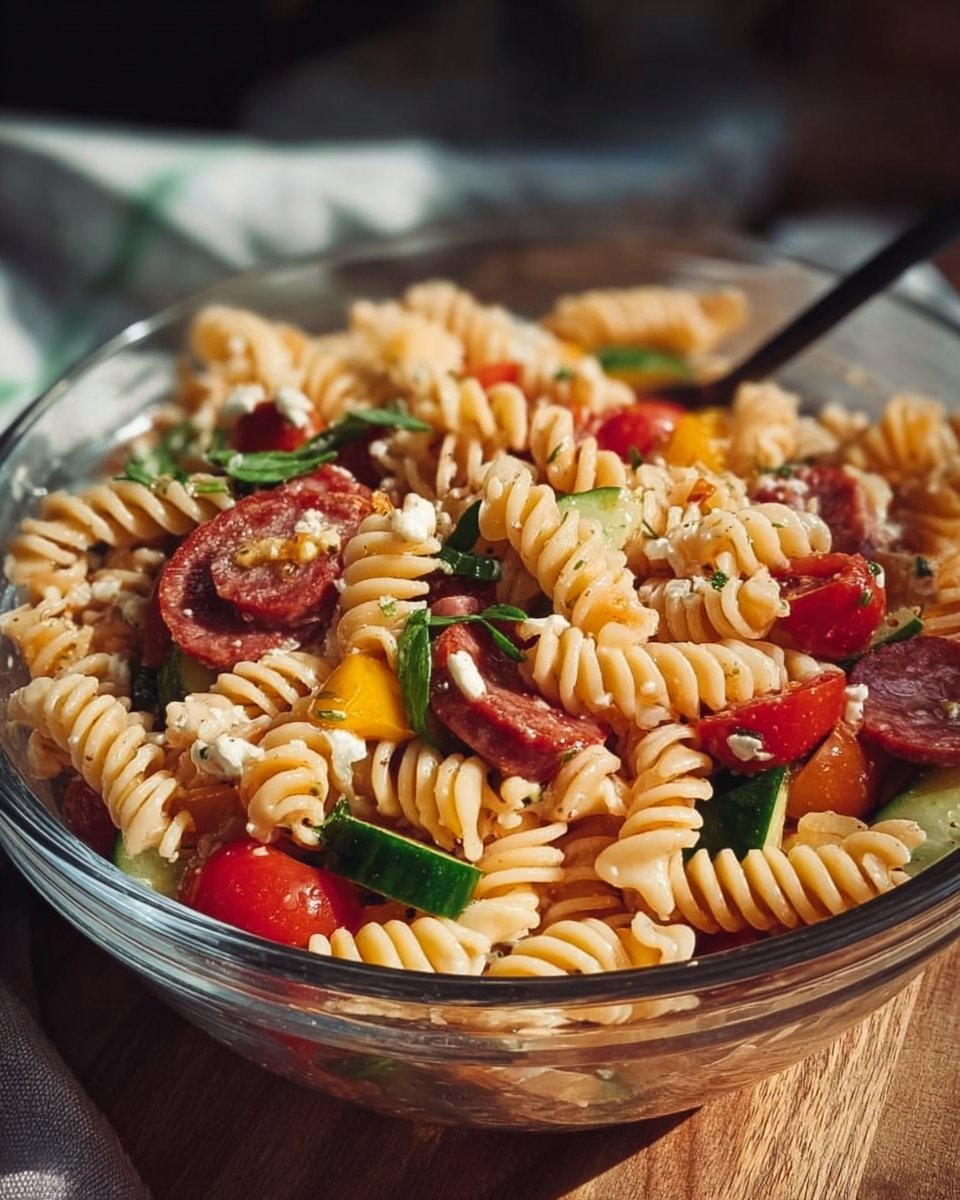 High-Protein Italian Pasta Salad