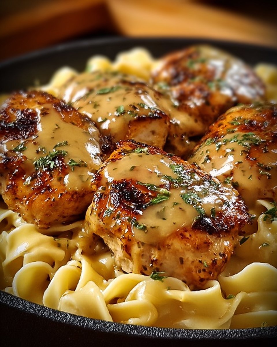Easy One-Pan Chicken with Buttered Noodles