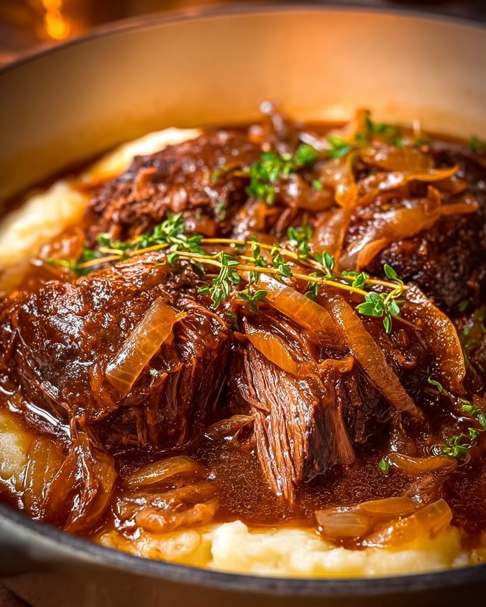 Juicy French Onion Pot Roast