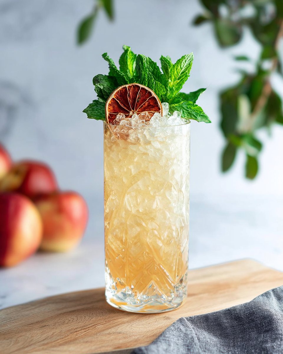 Apple Ginger Fizz For Fall