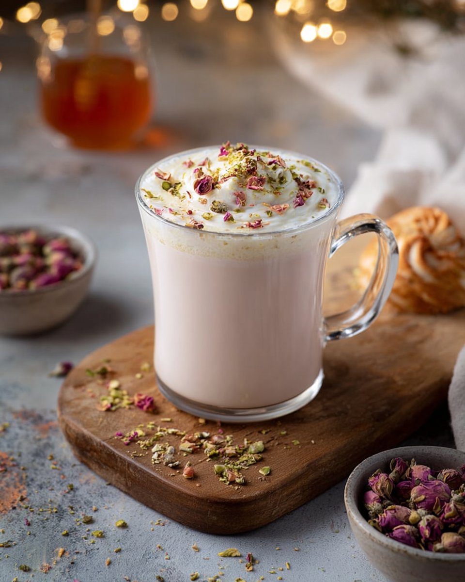 Rosewater White Hot Chocolate