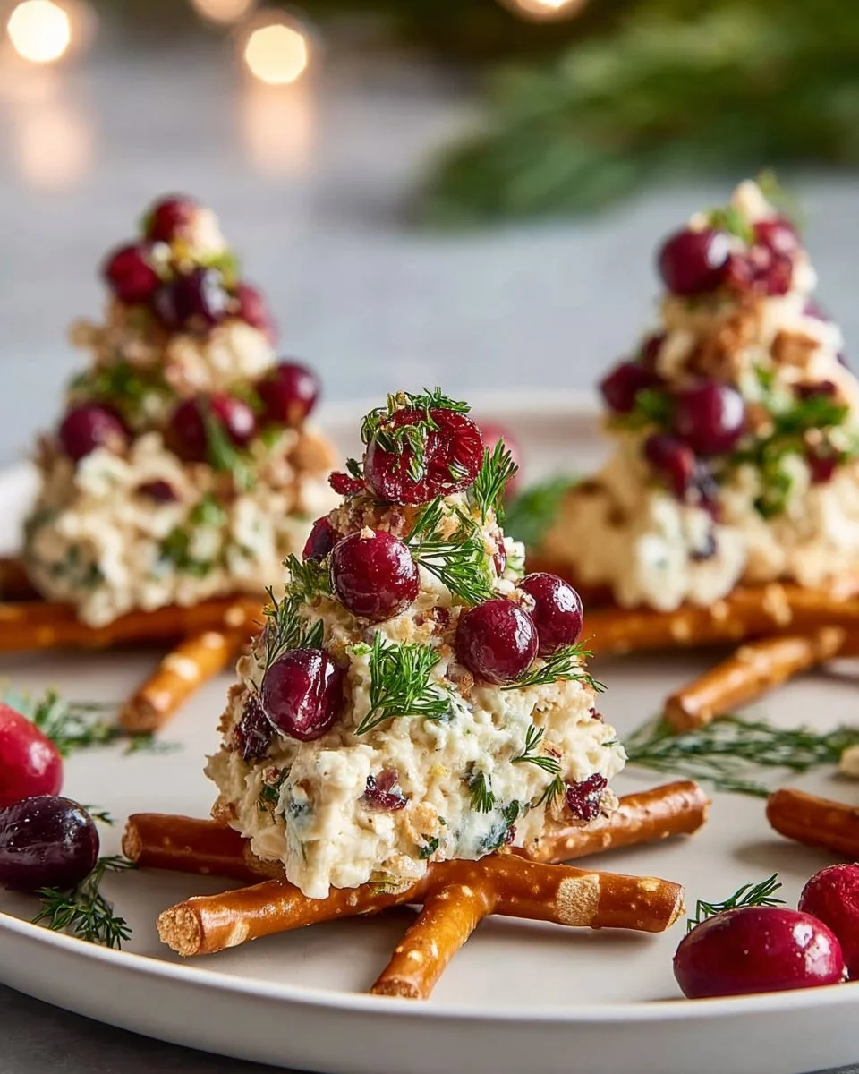 Bite-sized Christmas tree appetizers for festive holiday parties