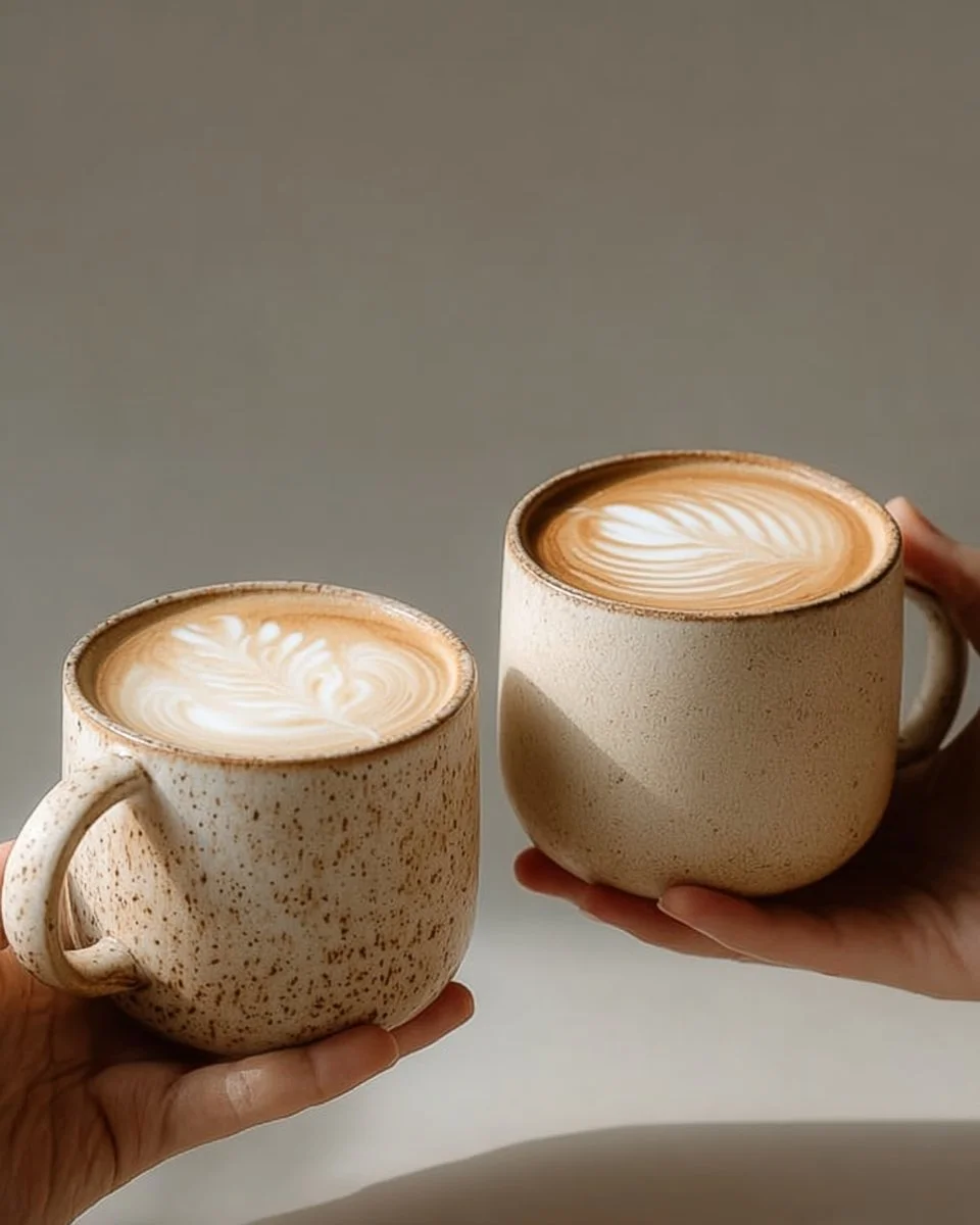 A warm cup of Classic London Fog tea with frothy milk and Earl Grey flavor