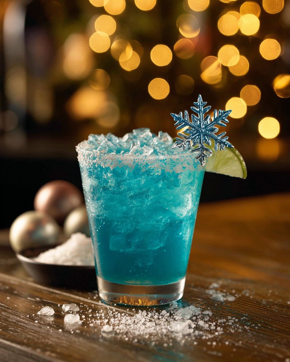 Blue Snowflake Fizz