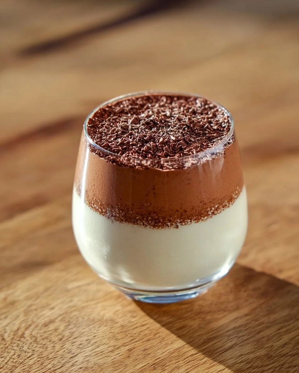 A delicious cup of Dalgona Mocha Coffee topped with whipped coffee foam.