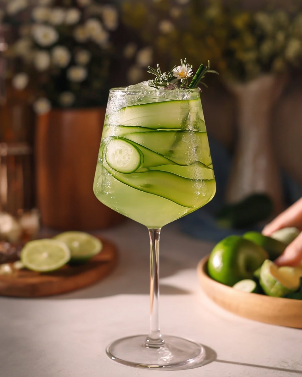 Cucumber Spritz Mocktail