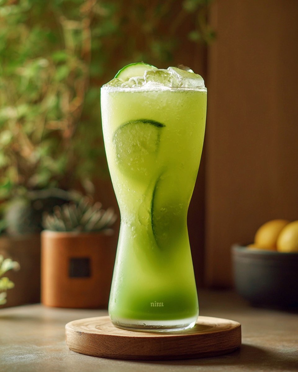 Cucumber Kalamansi Green Apple Coco Refresher