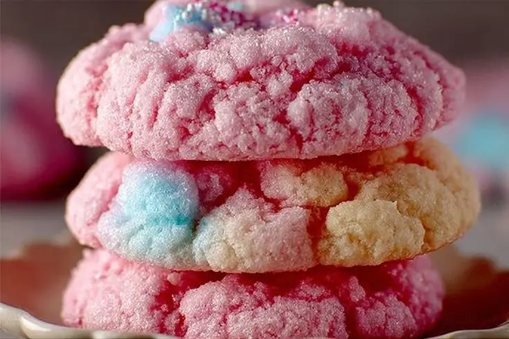 Cotton Candy Cookies