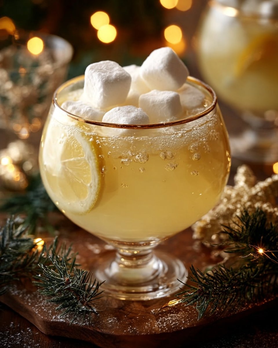 Snowfall White Christmas Punch