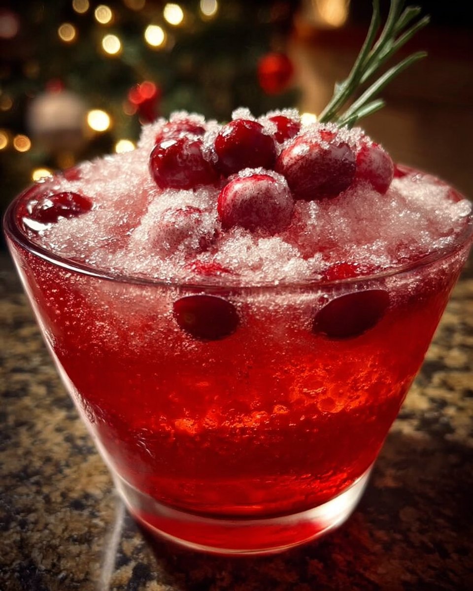 Christmas Ruby Snow Glow Punch