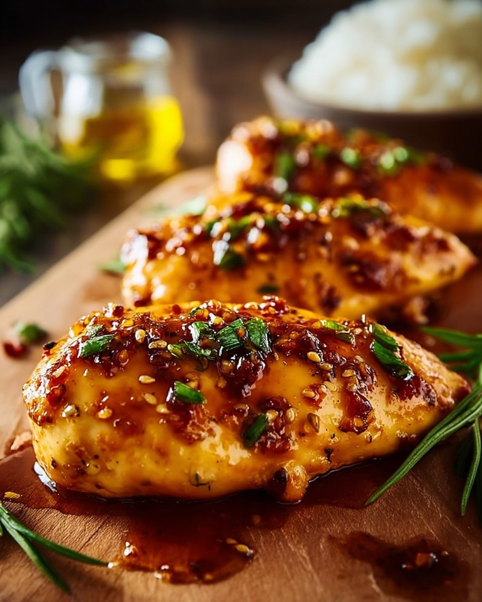 Honey Garlic Chicken Breasts