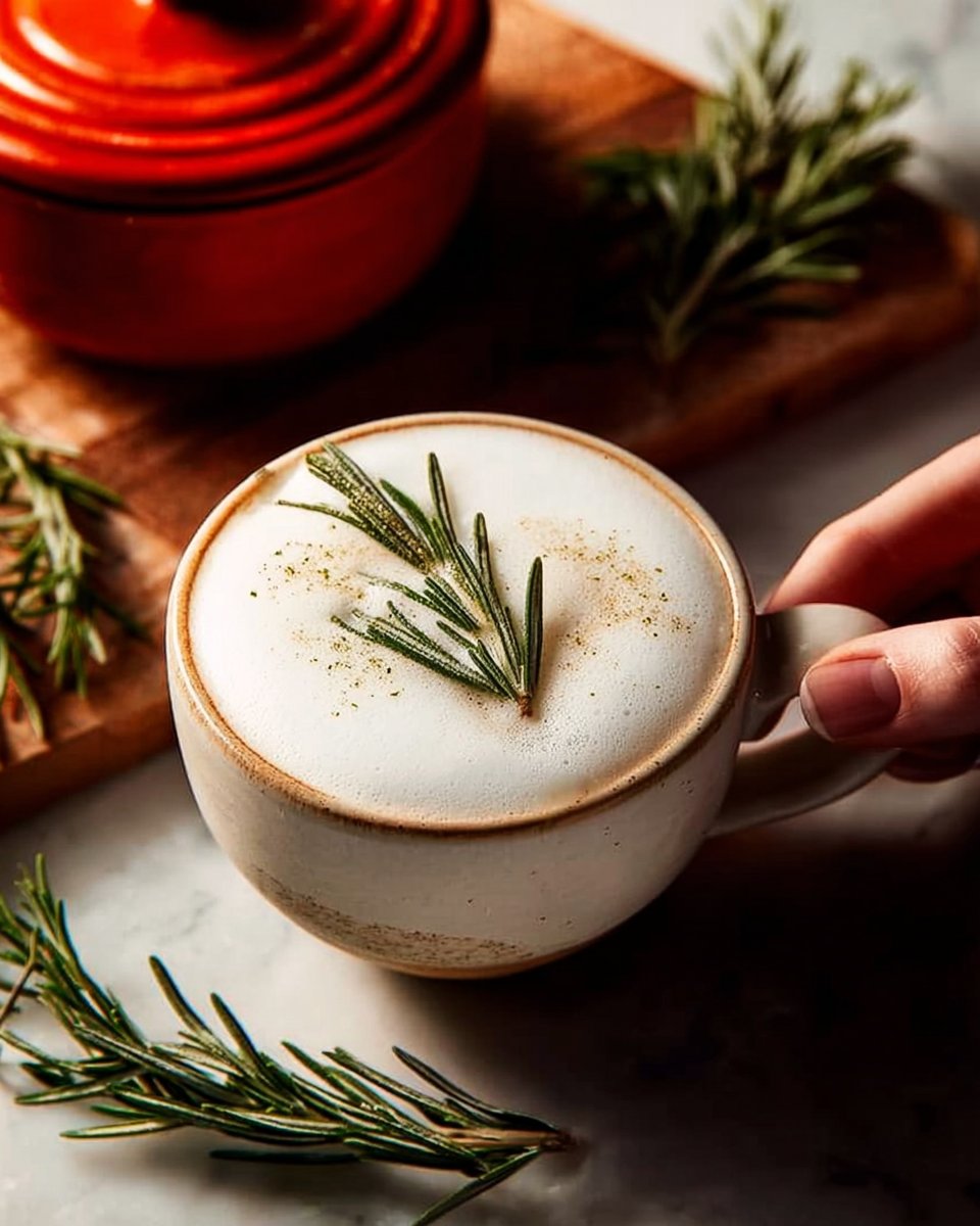 Homemade Rosemary Latte
