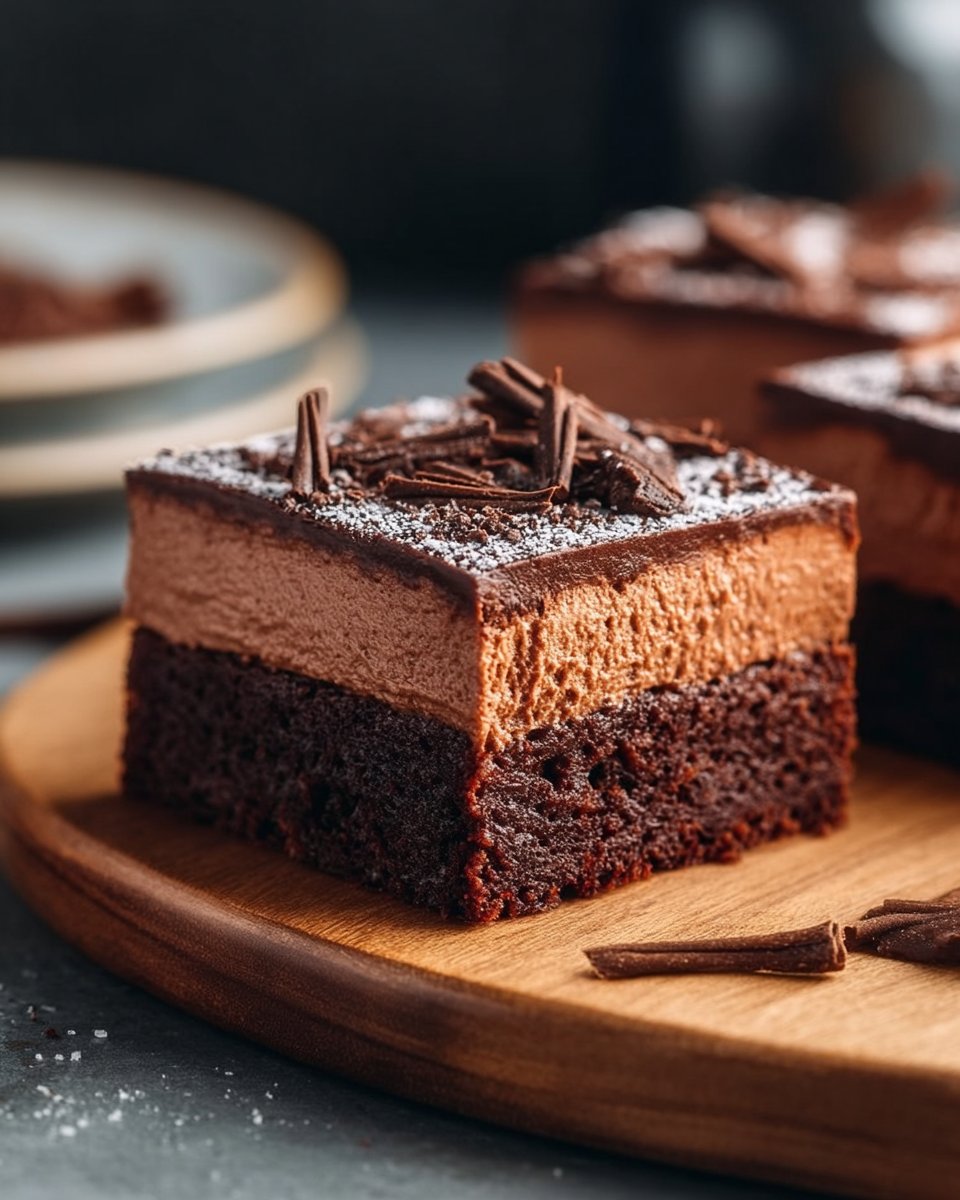 Chocolate Mousse Brownies