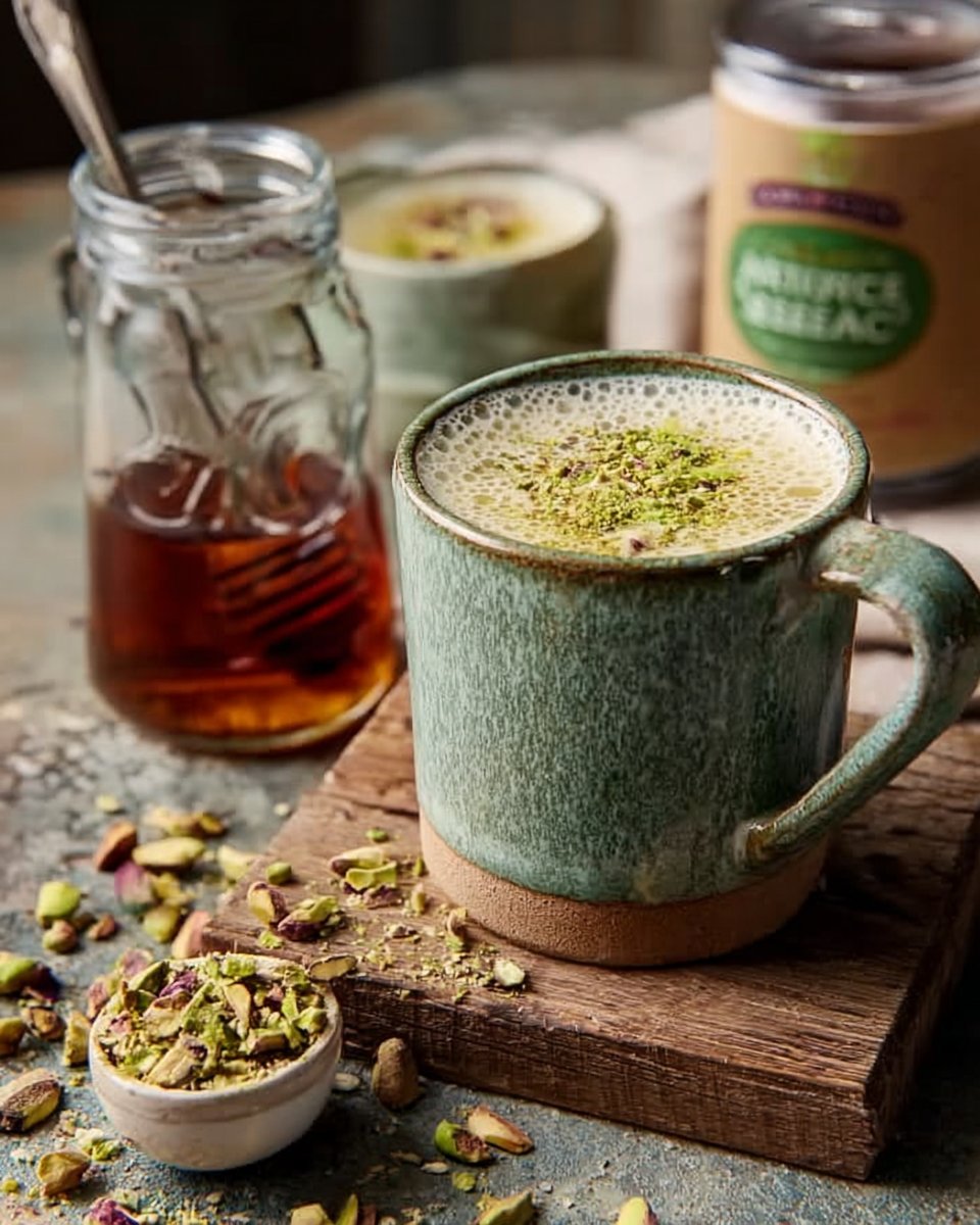 Ashwagandha Pistachio Latte