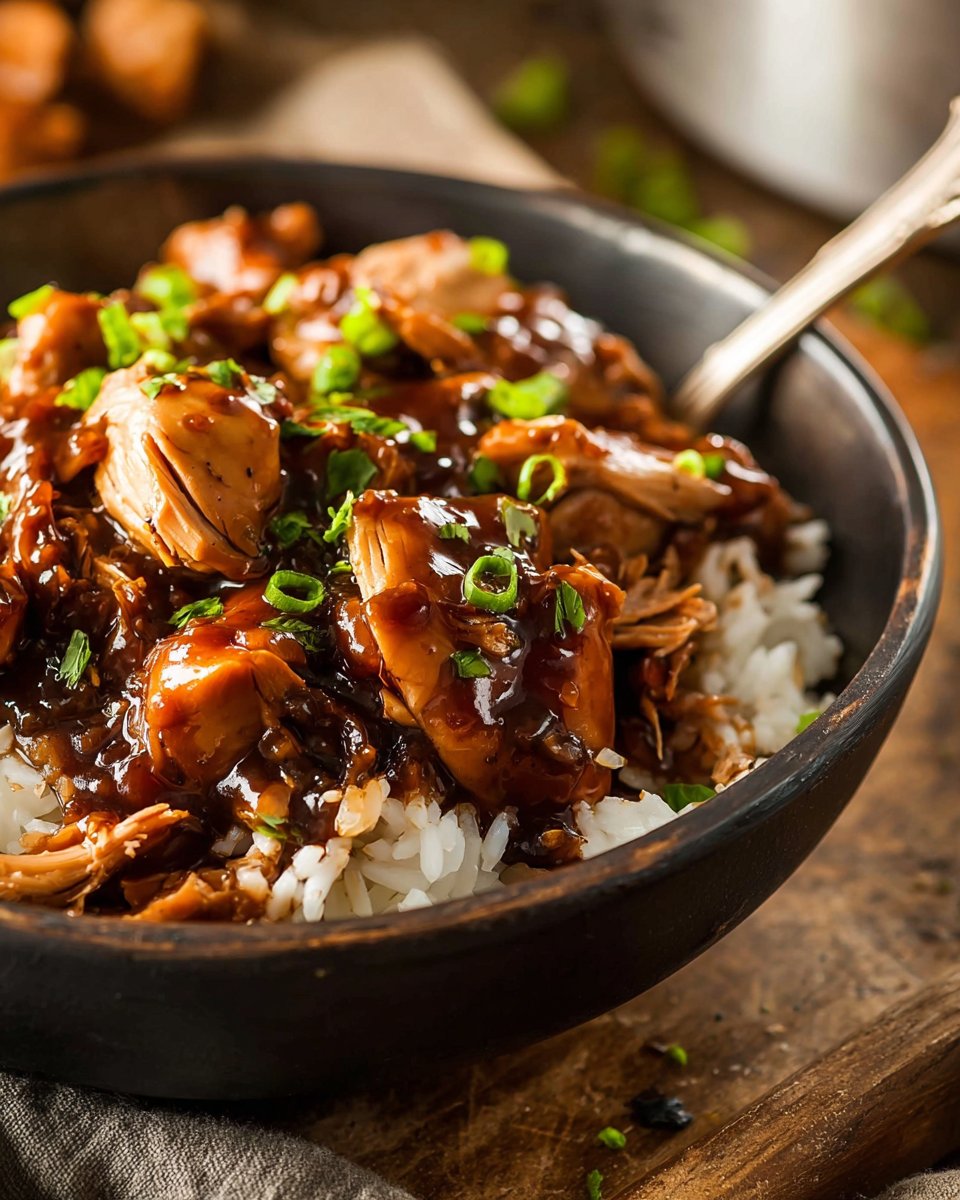 Crock Pot Bourbon Chicken