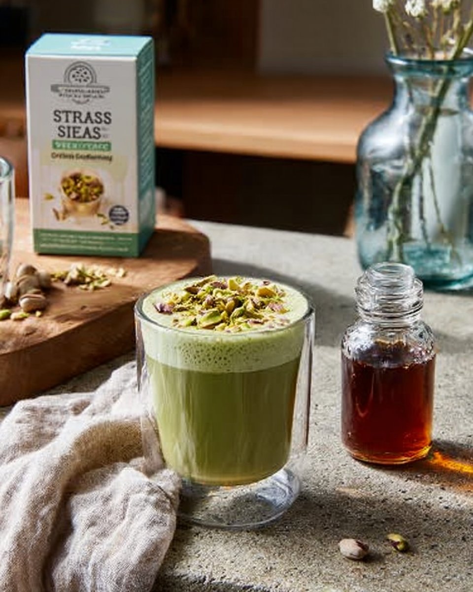 Ashwagandha Pistachio Latte