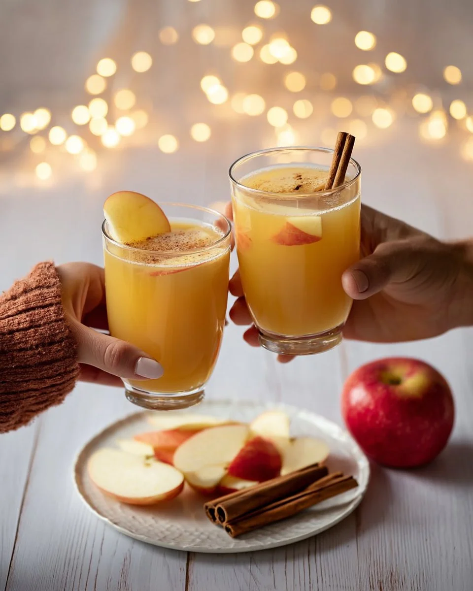 Woman showcasing a radiant winter glow with peachy makeup in winter setting