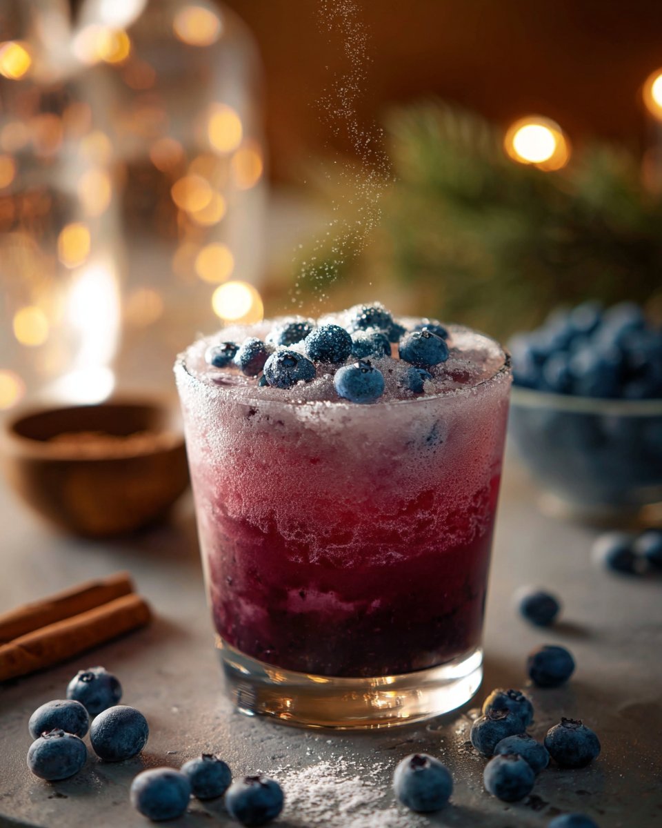 Frostbite Blueberry Mocktail