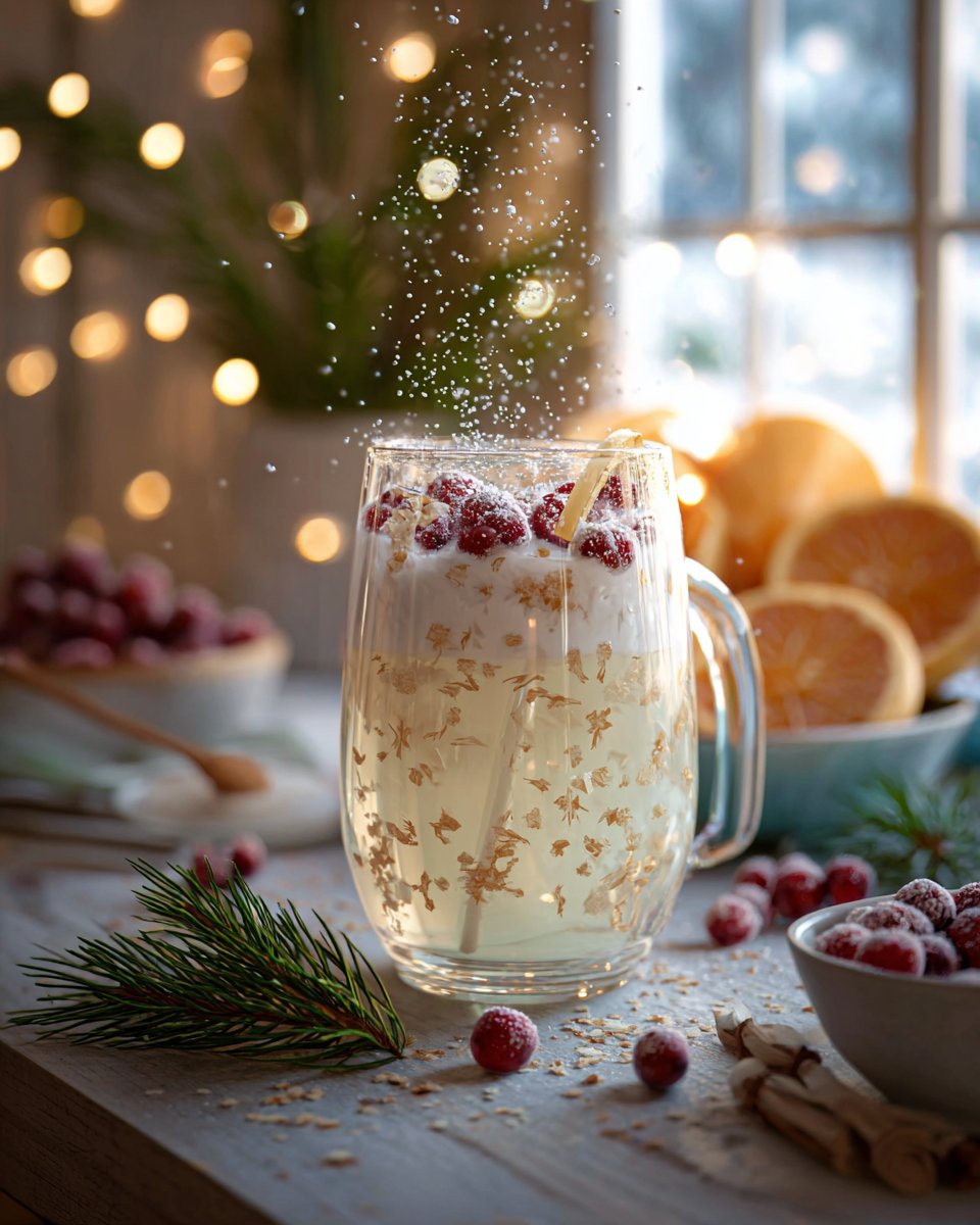 Snowfall White Christmas Punch