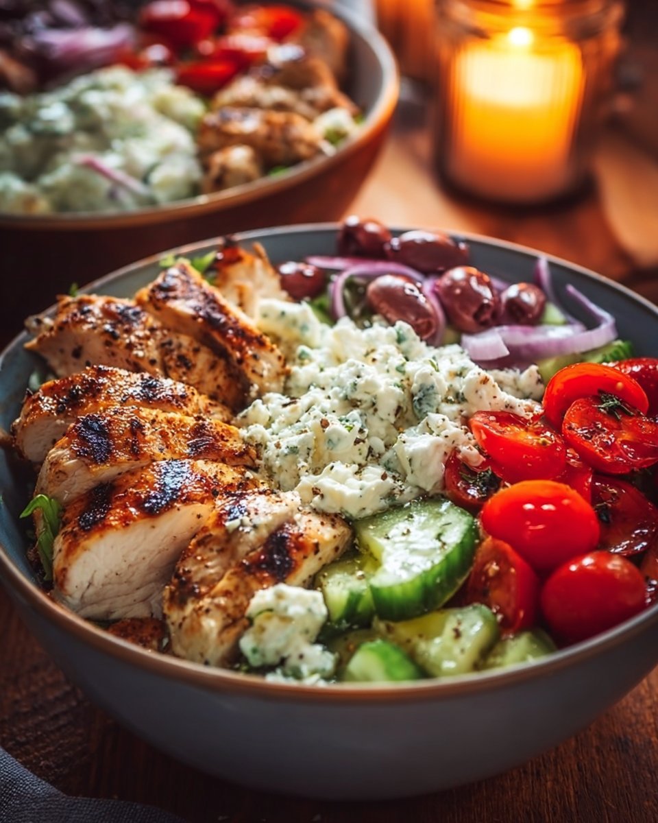 Greek Chicken Bowls