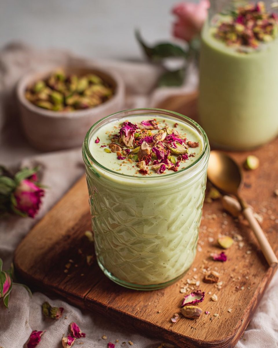 Pistachio Rose Smoothie