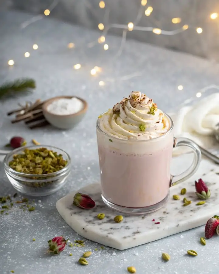 Rosewater White Hot Chocolate