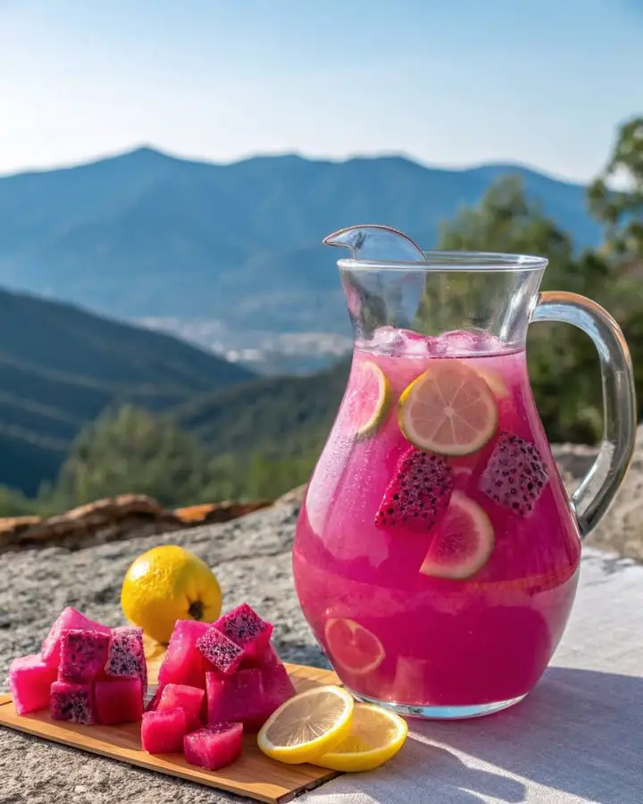 Dragon Fruit Lemonade