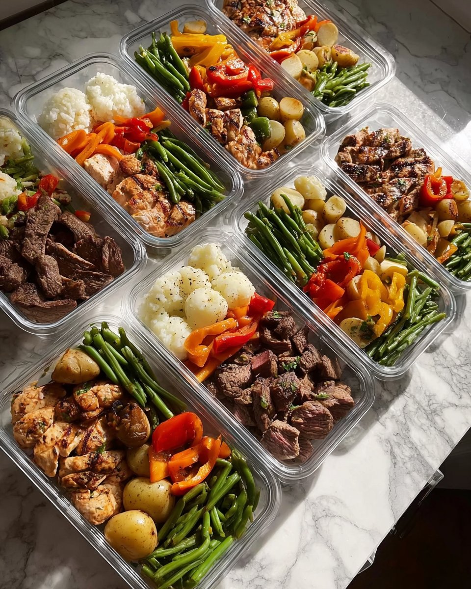 Steak and Veggie Meal Prep