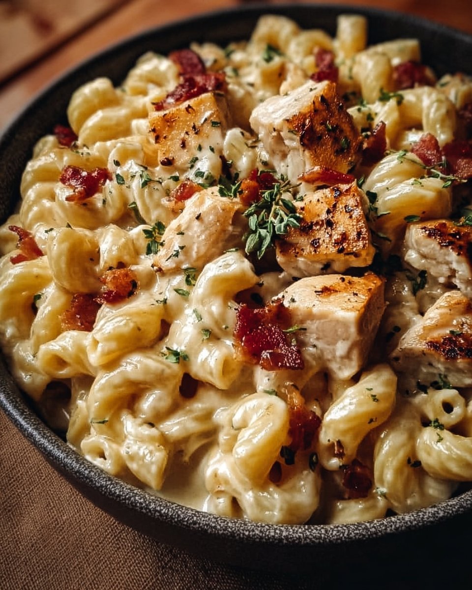 Chicken Bacon Ranch Pasta
